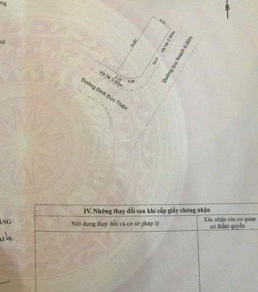 Lô góc 2 mặt tiền đường 7,5m Đinh Đức Thiện - Gía đầu tư - Ảnh chính